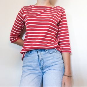 Red & White Striped Shirt